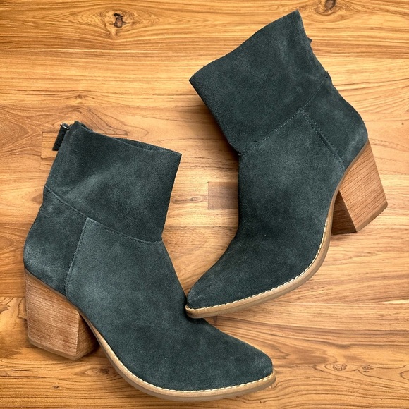 Anthropologie Matisse Soho suede back zip Western style ankle boot 7.5 - Picture 3 of 11
